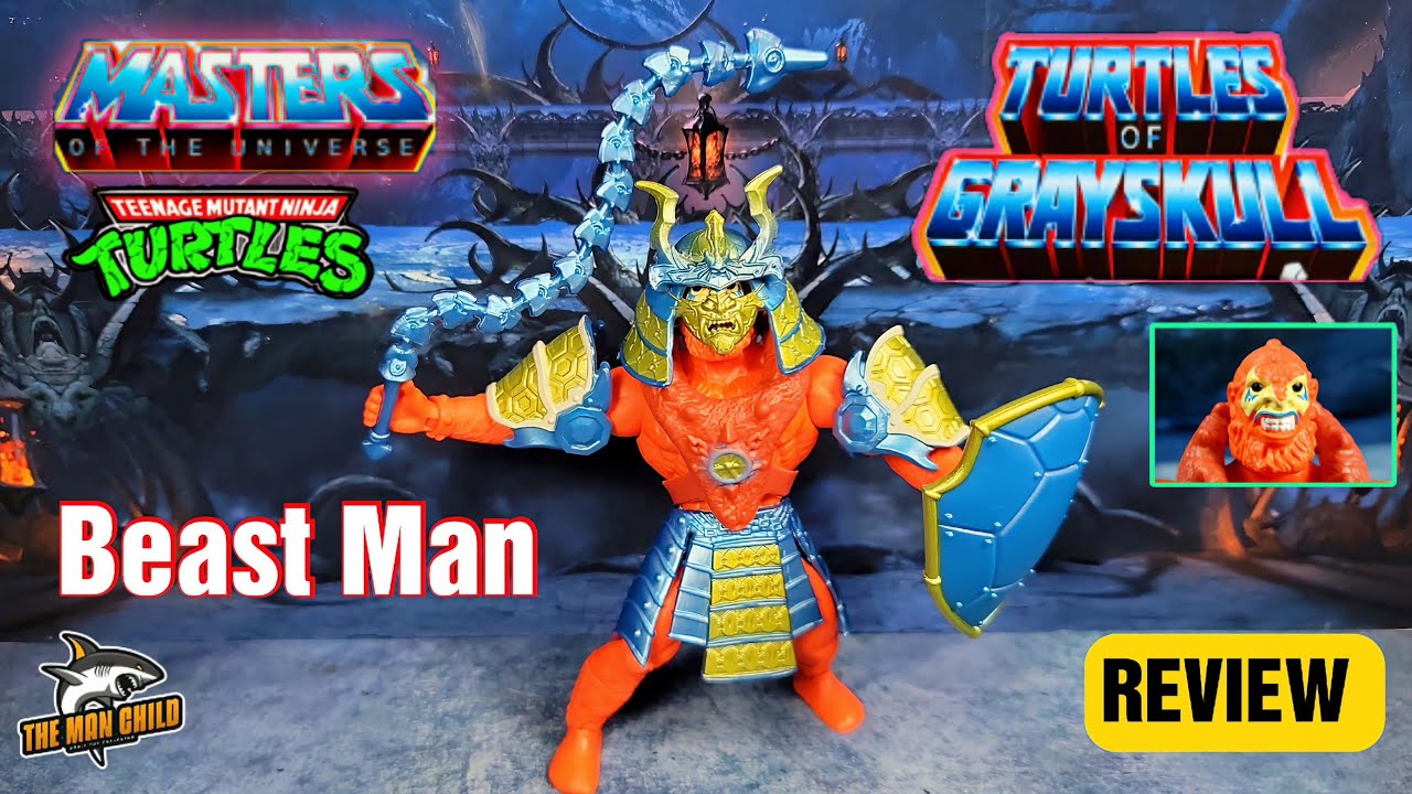 Masters of the Universe Origins Turtles of Grayskull Beast Man Figure Review!