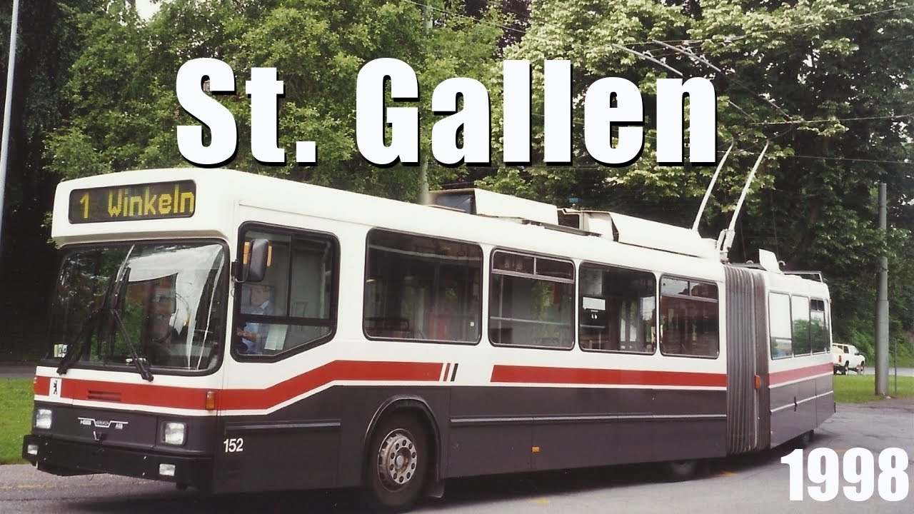 Trolleybuses in St. Gallen - 1998