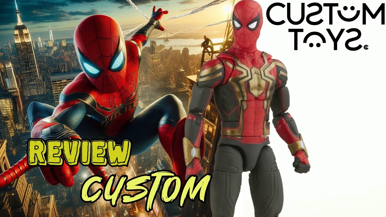 Hasbro Marvel Legends NWH Spiderman action figure CUSTOM REVIEW.