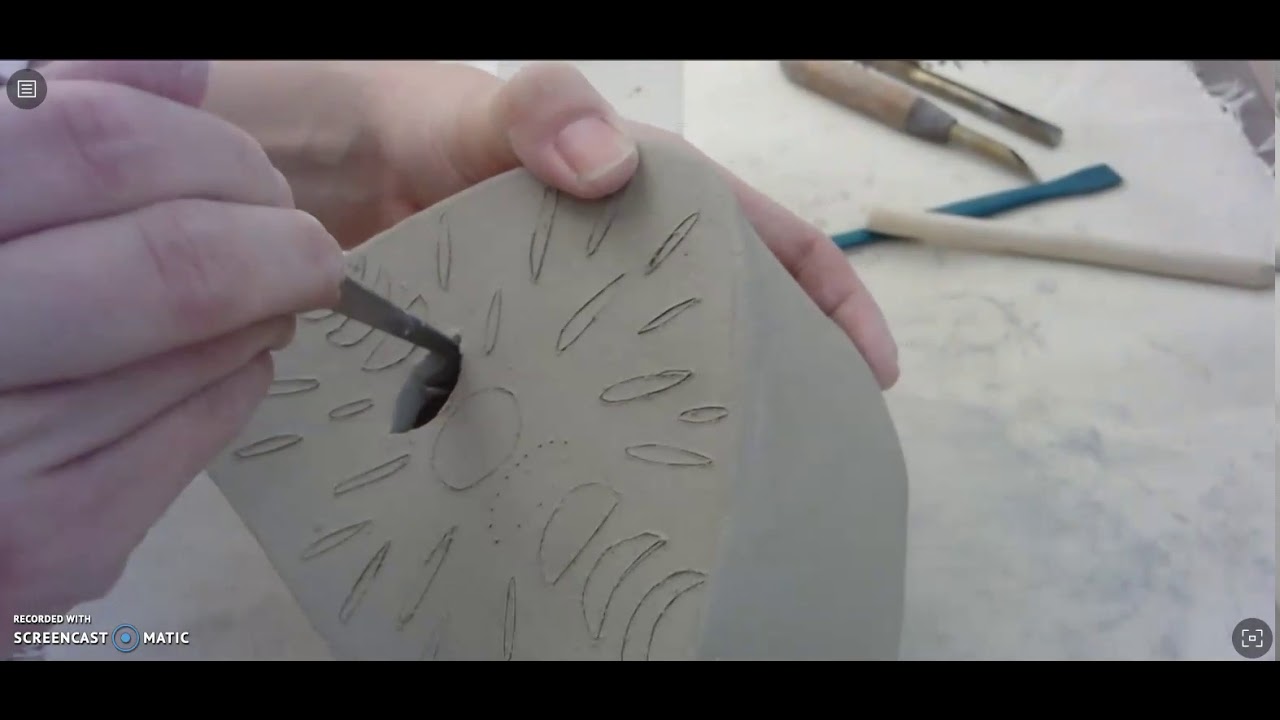 Cutting out the negative space from your lantern
