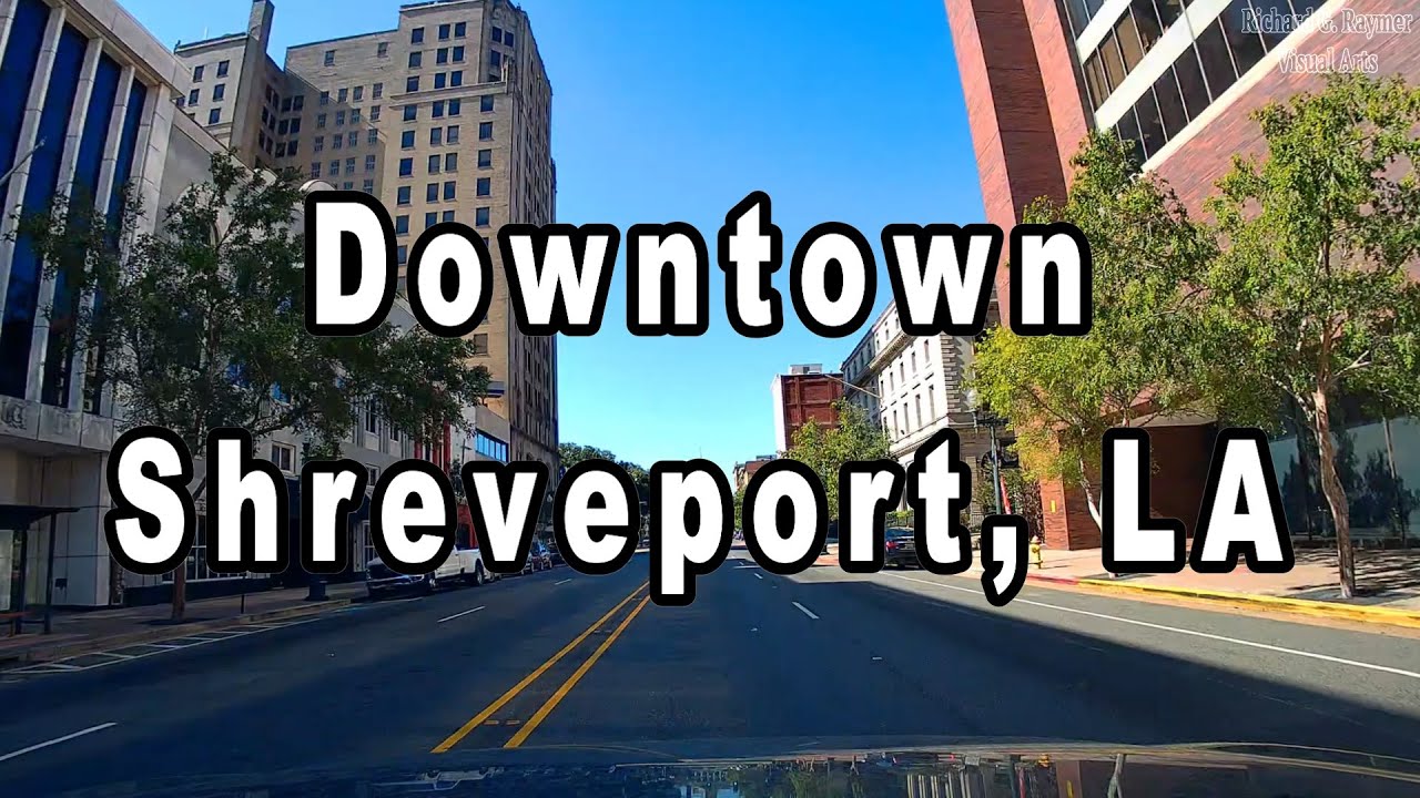 Driving Downtown Shreveport, LA (Dash Cam)