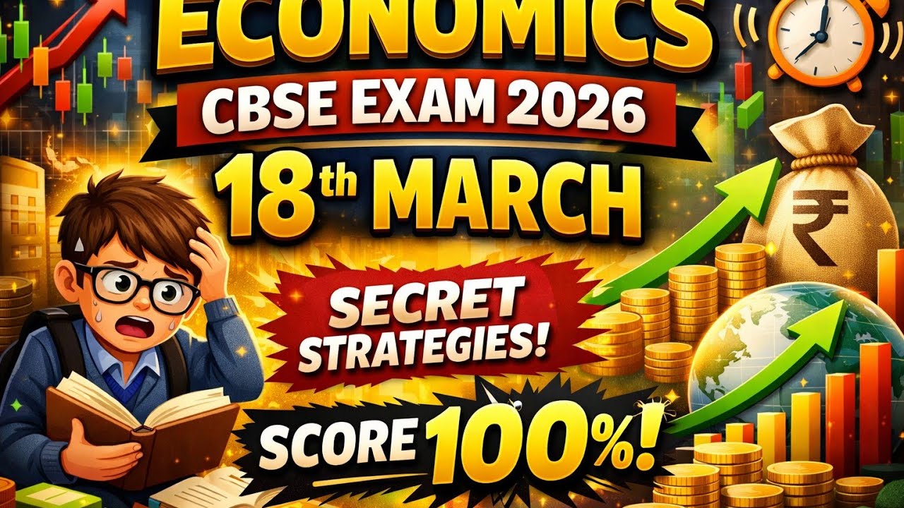 ECONOMICS CLASS 12 | AISA HOGA 2026 KA PAPER #exam #economics #commerce #humanity #viralvideo #cbse