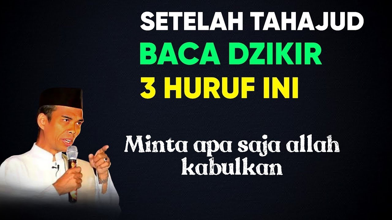 Mustahil tidak dikabulkan, jika selesai tahajud baca dzikir 3 huruf ini, semua hajat allah kabulkan