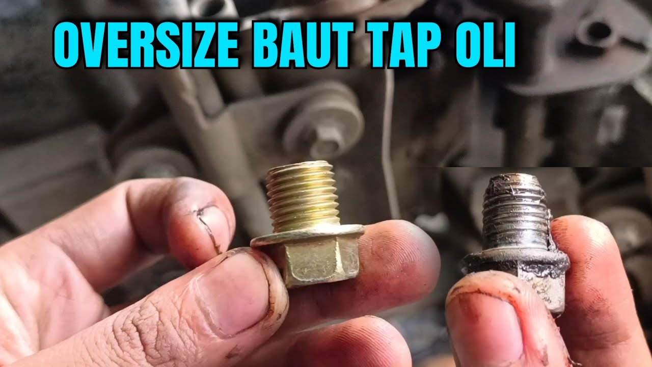 PERBAIKAN BAUT TAP OLI SUPRA X 125 DOL OLI NETES