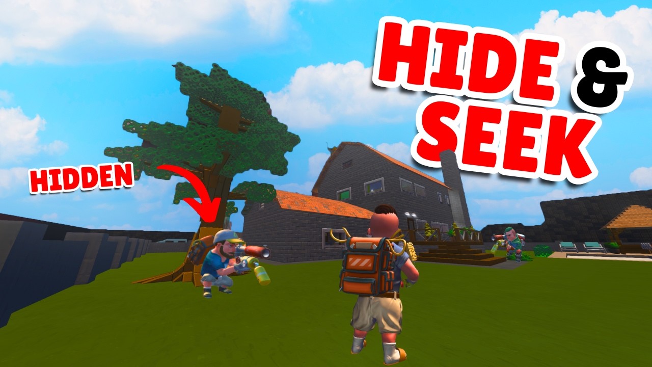 He Almost RAGE QUIT 😱🔥 | House Hide & Seek in Scrap Mechanic