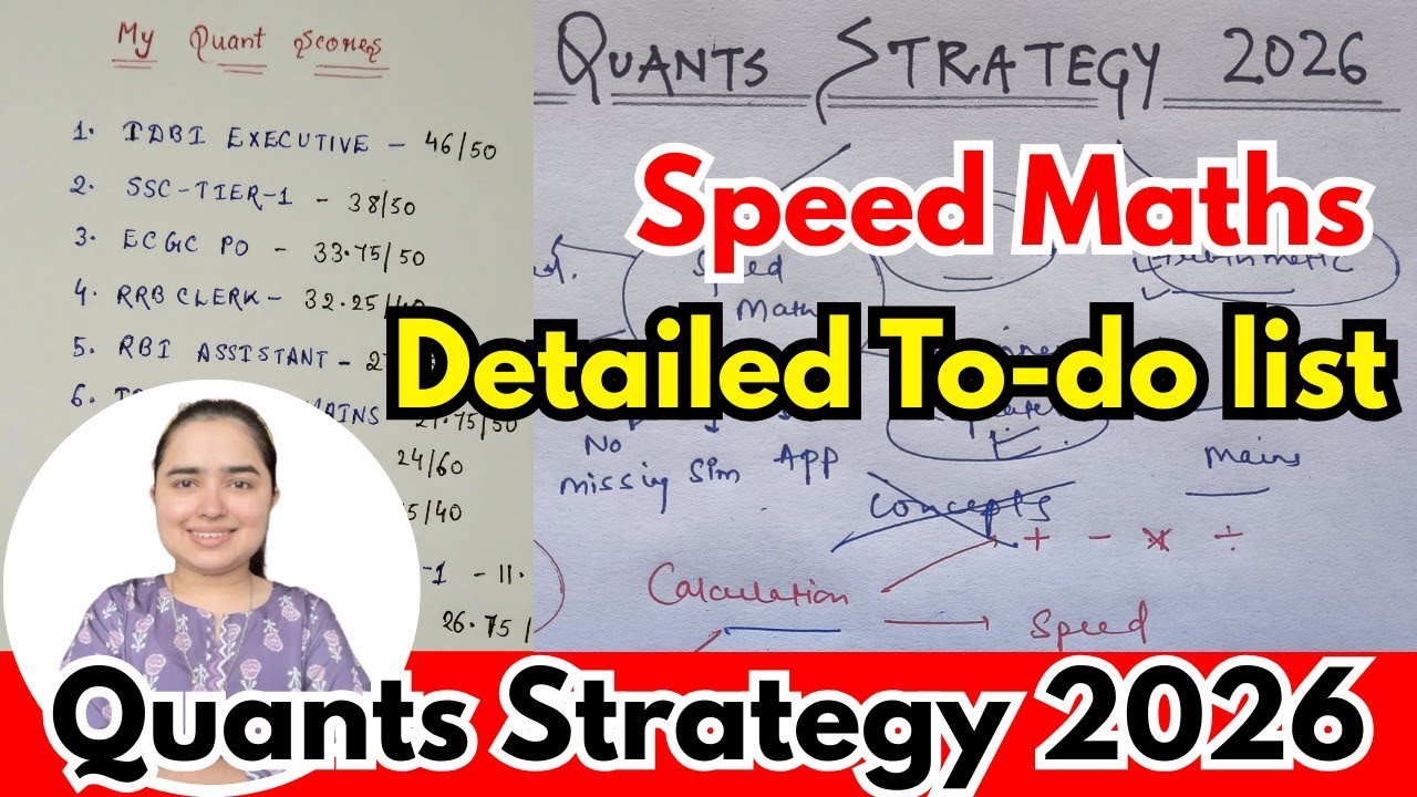 Speed Maths Strategy for all Bank Exams 💯 | Scored 80%+ in Quants 🔥 | Shivani Keswani