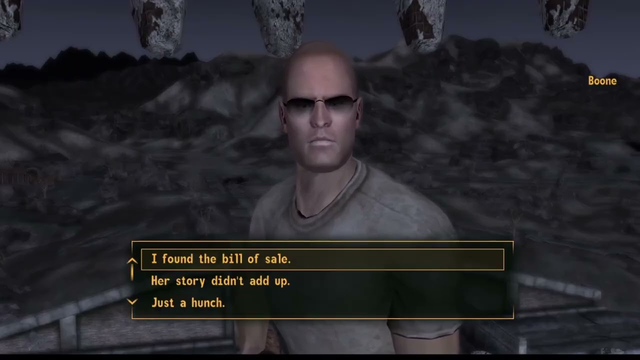 Fallout NV - Recruiting Boone (ending)
