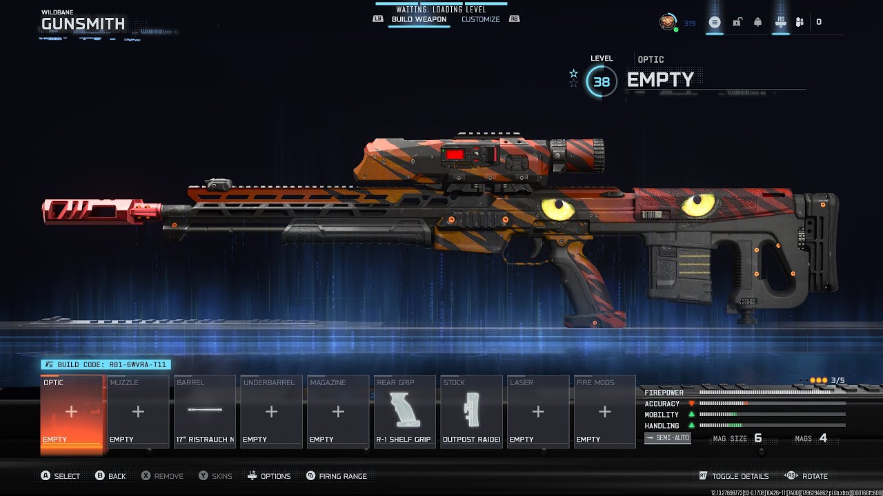 CoD BO7 Black Ops 7 & Warzone - Blueprint - Sniper Rifle - VS Recon - Wildbane - Weapon Inspect