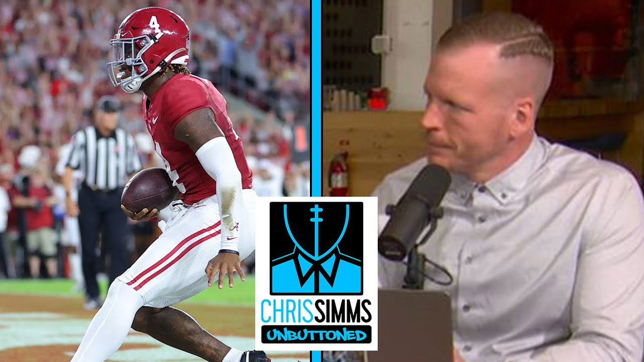 QB prospect Jalen Milroe still a 'project' entering NFL Draft | Chris Simms Unbuttoned | NFL on NBC