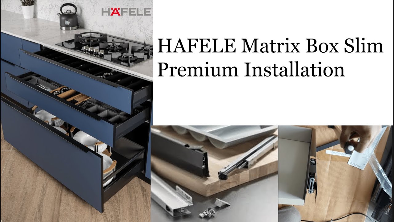 Hafele Matrix Box Slim Premium Installation by #wify  #Hafele