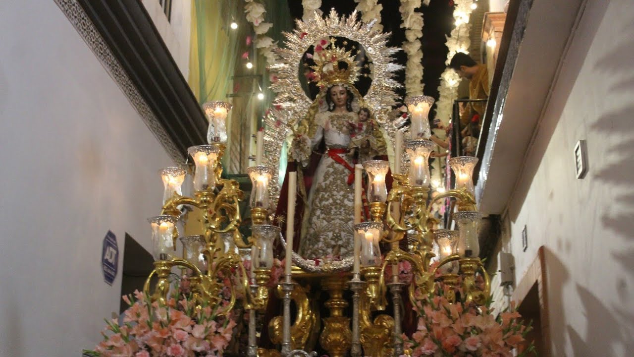 4K | Procesión de la Virgen del Rosario de San Juan de Aznalfarache 2025 | BM Nieves (Olivares)