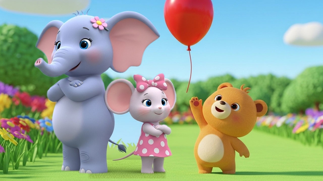 Opposite Friends & Color Balloon Songs | EpicToon Kids Songs & Nursery Rhymes