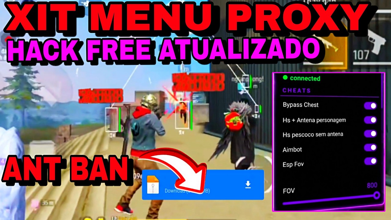 NOVO XIT PROXY VIP ANDROID AIMBOT GRATIS LINK DIRETO MOD MENU HACK FREE ANT BAN PROXY MENU ATUALIZAD