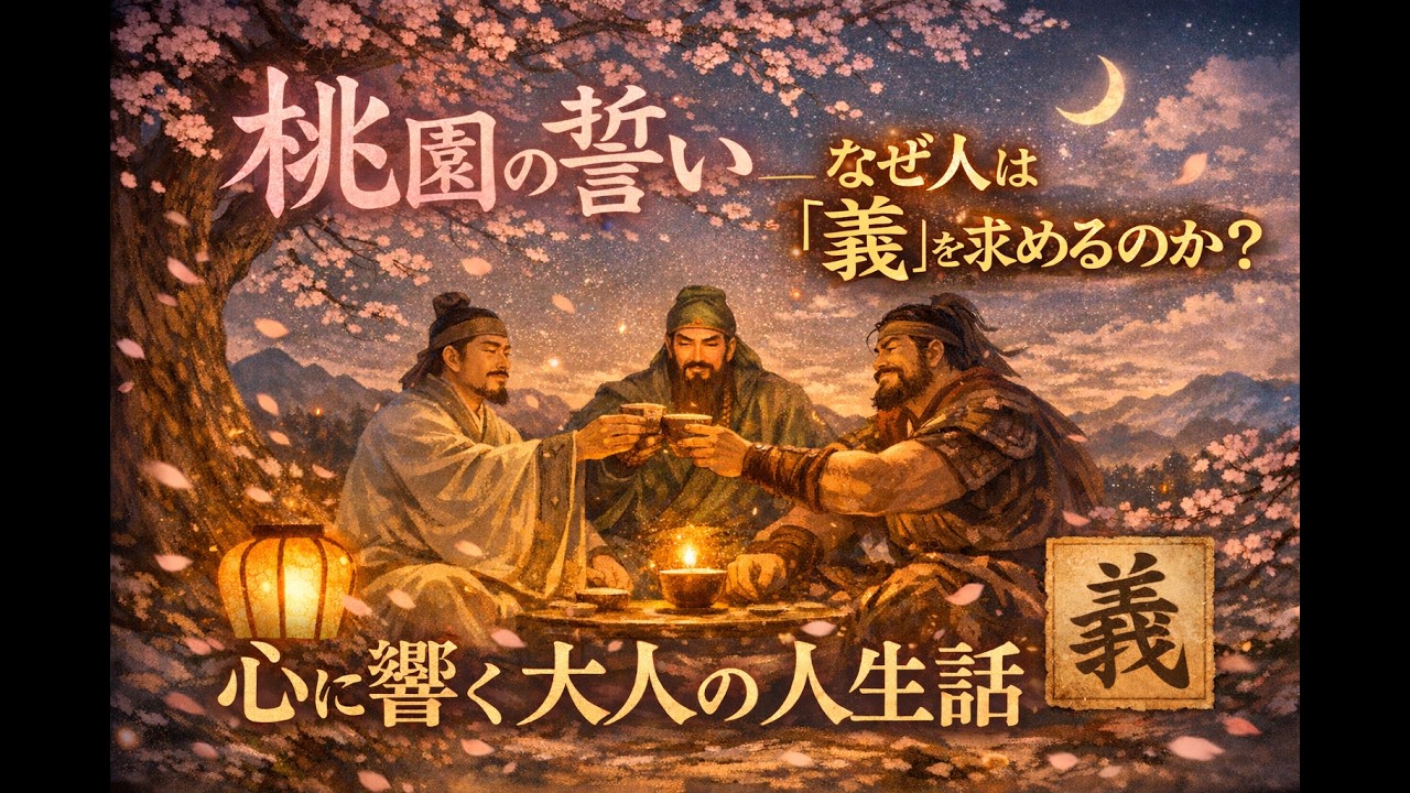【眠れる三国志】桃園の誓い — なぜ人は『義』を求めるのか