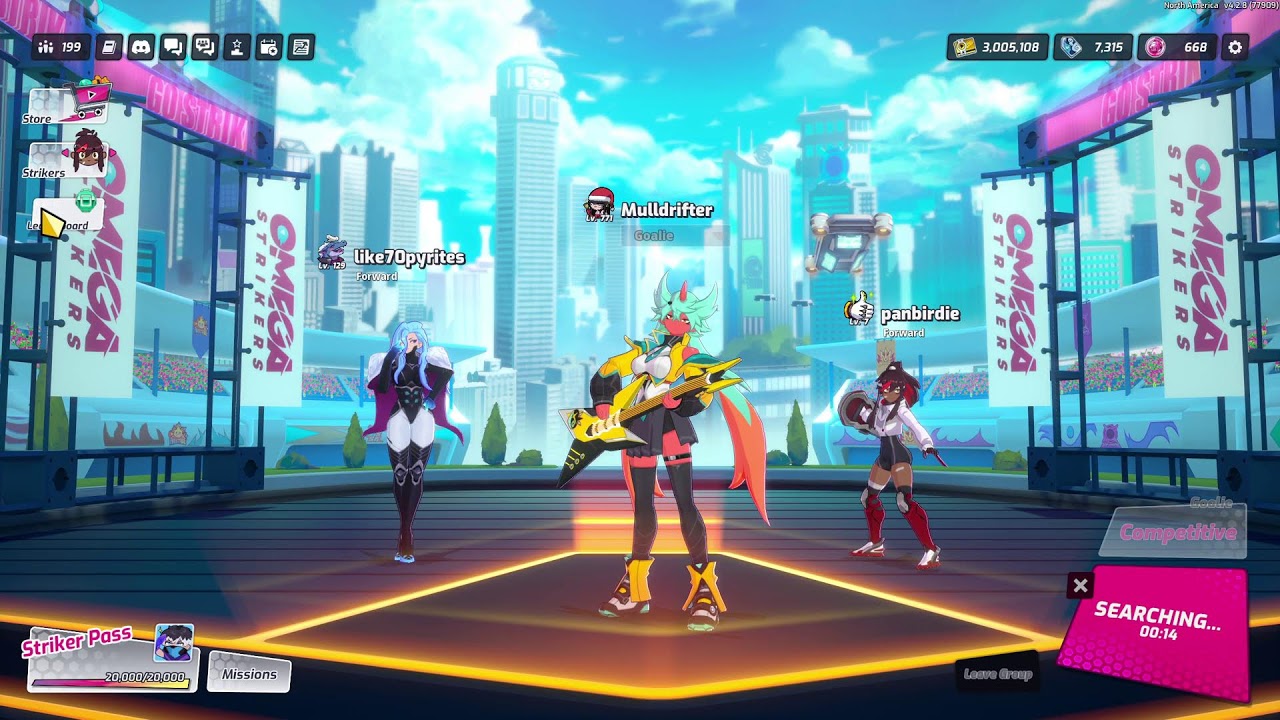Omega Strikers 2/17 Still kind of tired. Probably just one.