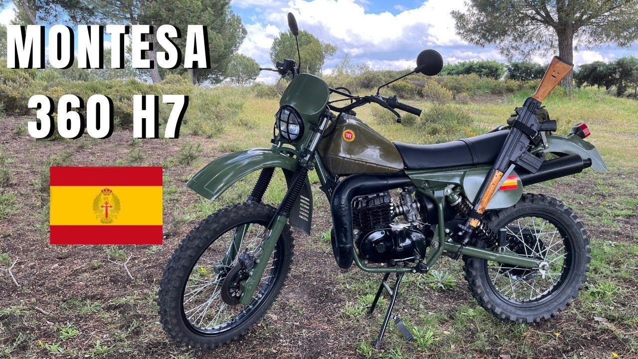 🚨 Забытый испанский военный мотоцикл 🇪🇸 MONTESA ENDURO 360 H7 E.T. Армия