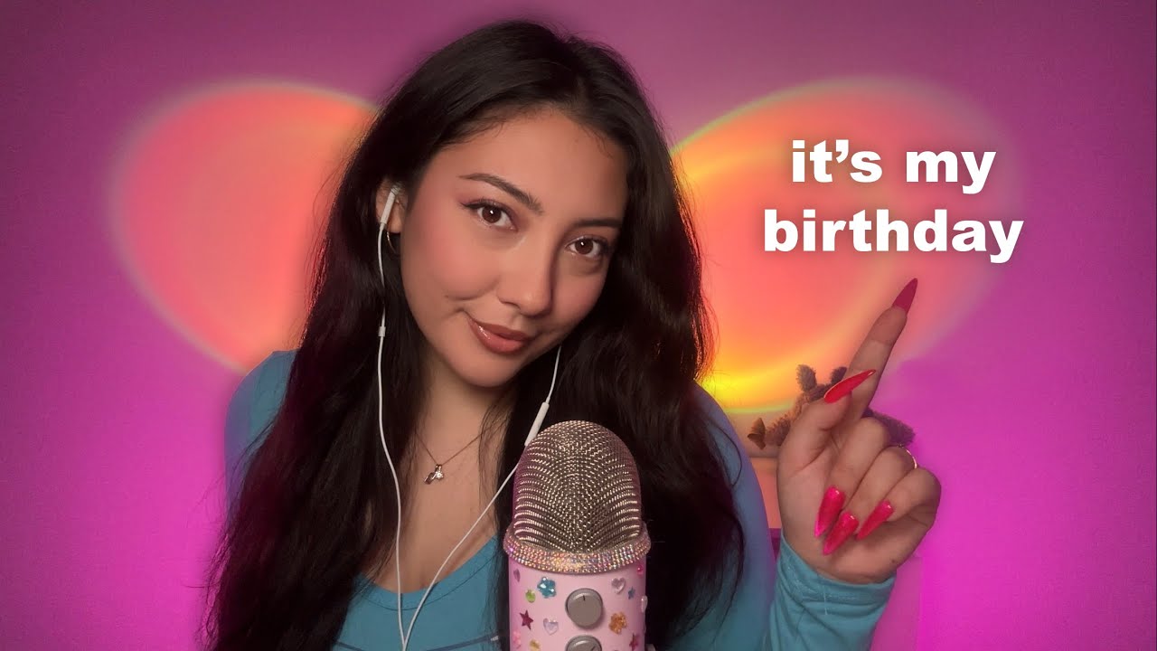 27 ASMR triggers bc i am officially 27 years old omg
