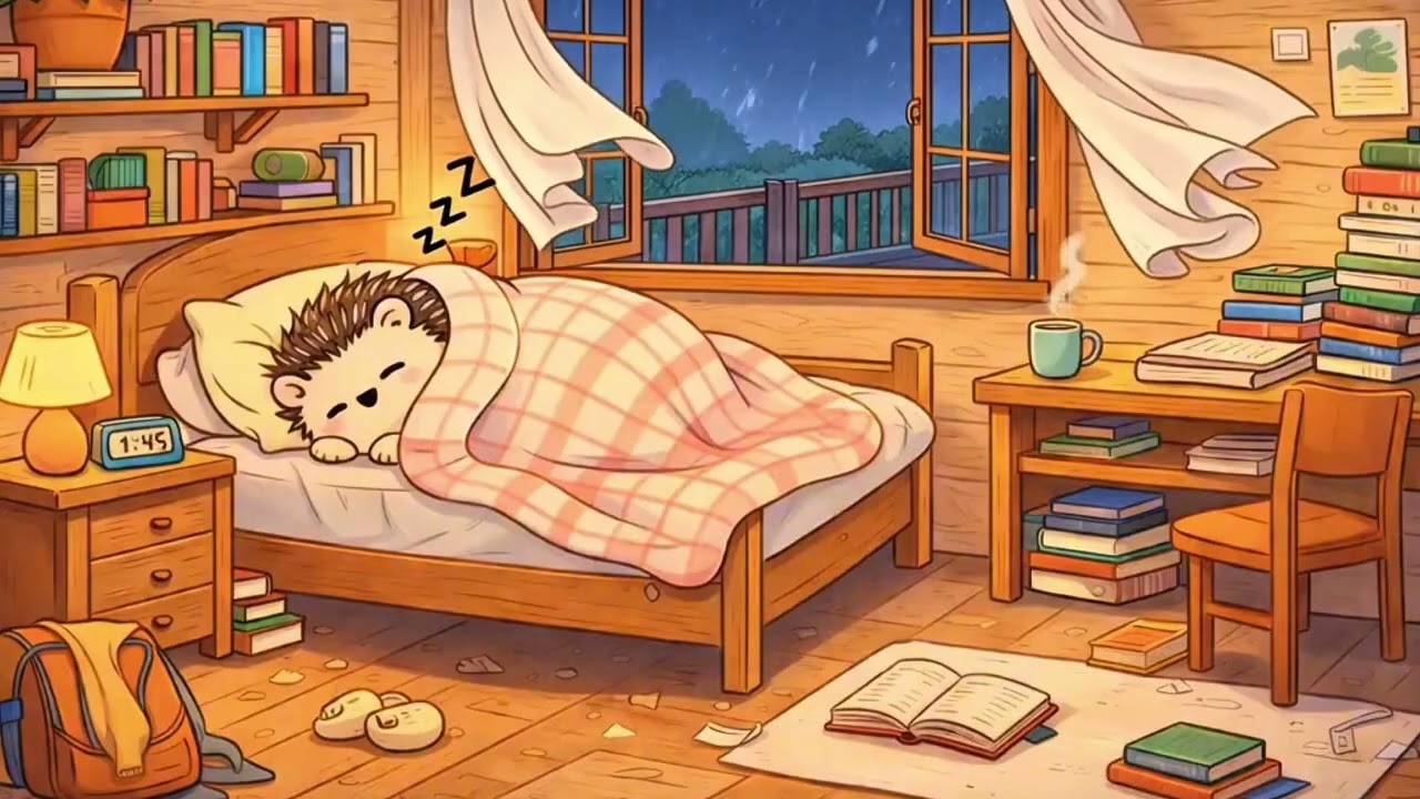 Cozy Rain Sounds with Soft Relax Music 1 Hour | เสียงฝนบรรยากาศอบอุ่น พร้อมดนตรีผ่อนคลาย 1 ชม.