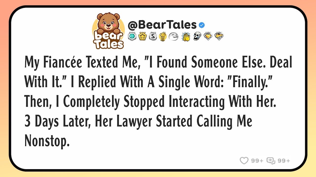 My fiancée texted me, 