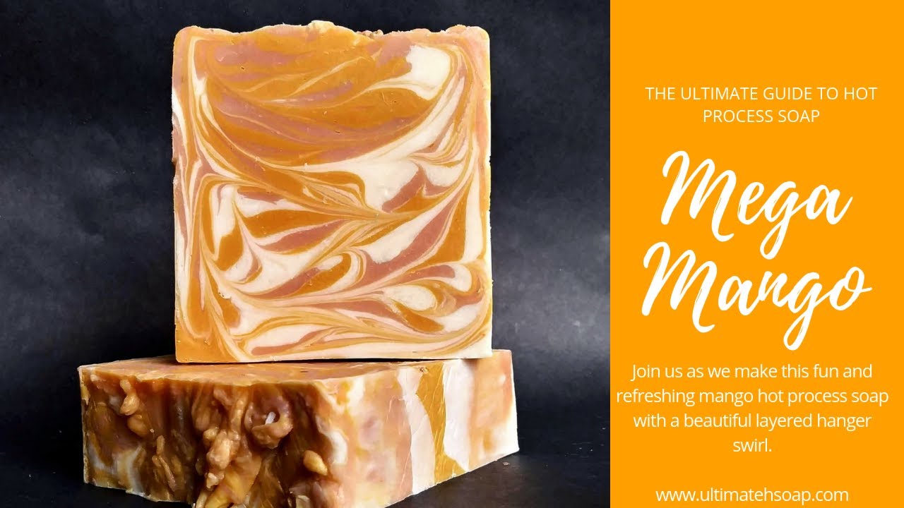 Mega Mango Fluid | Design Video | Hot Process Soap by The Ultimate Guide to Hot Process Soap