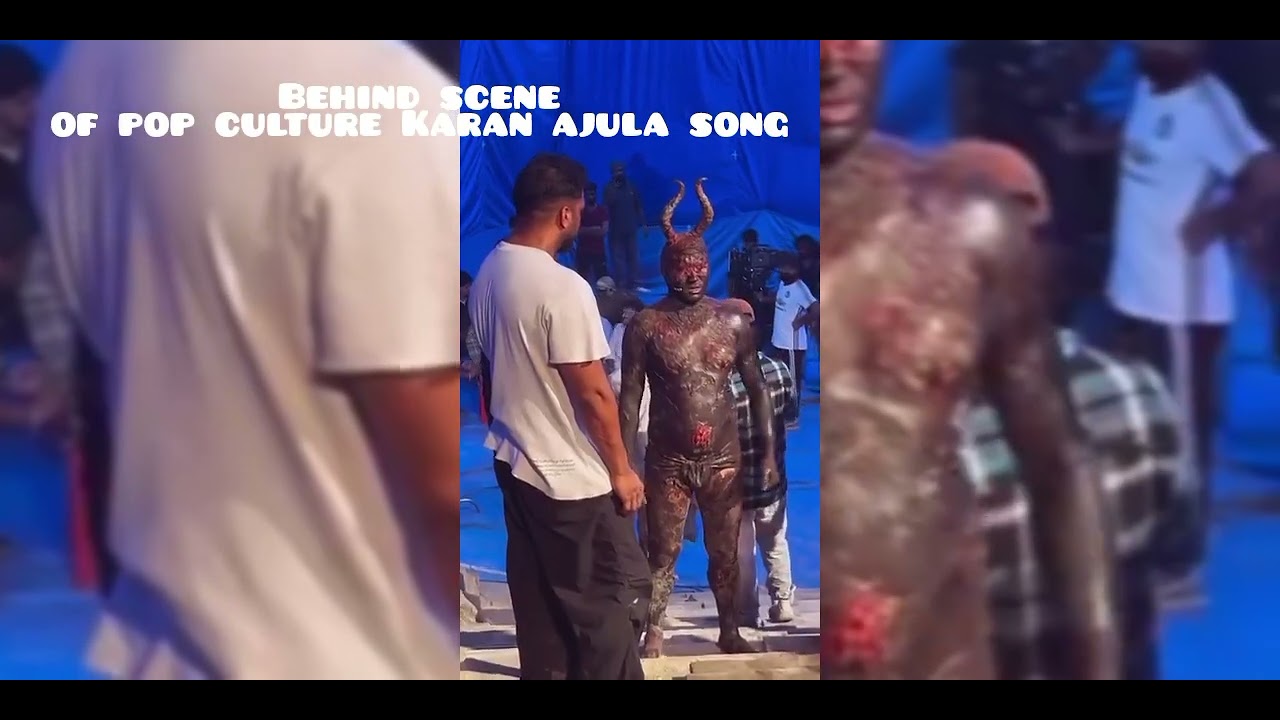 Behind scene 💀😎 of pop culture song Karan ajula 
