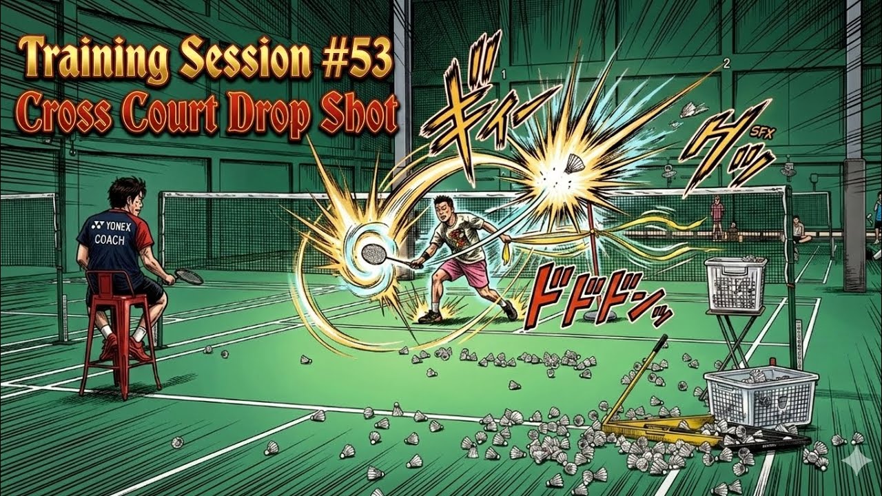 Training Session #53 - Cross Court Drop Shot