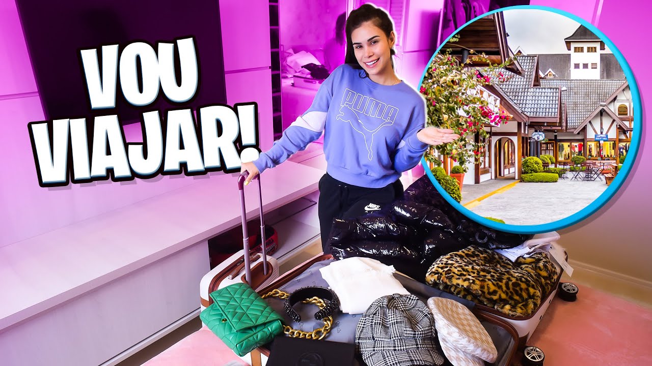 ARRUMANDO MINHAS MALAS PARA VIAGEM!!