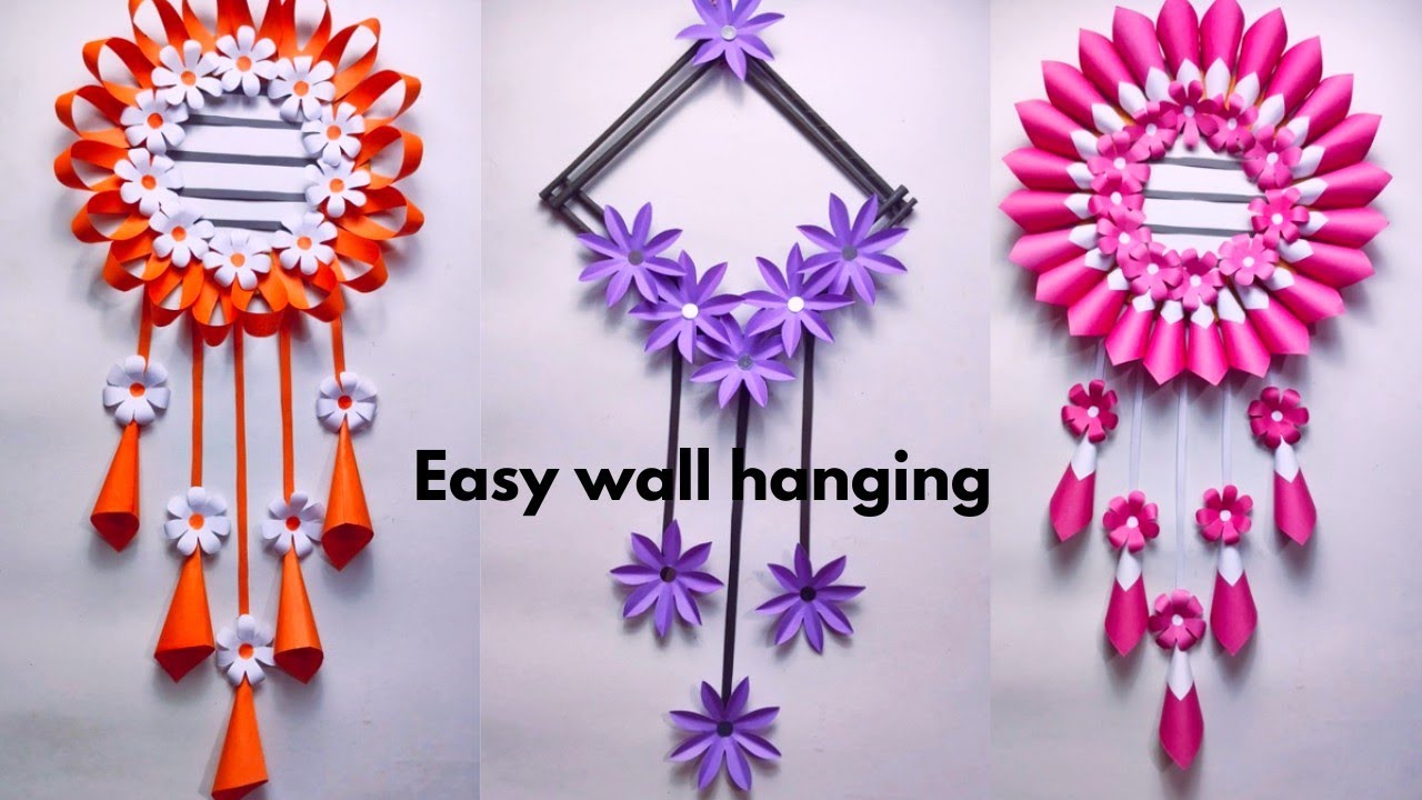 Paper Craft Wall Hanging | Step-by-Step Tutorial|সাধারণ কাগজে অসাধারণ ওয়াল ডেকোরেশন