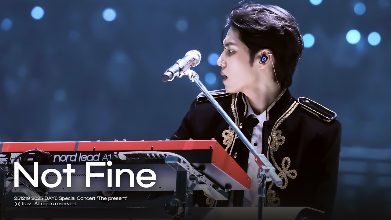251219 Not Fine (나빠) - 원필 (WONPIL) | 2025 DAY6 Special Concert 'The present' | 4K FULL 직캠