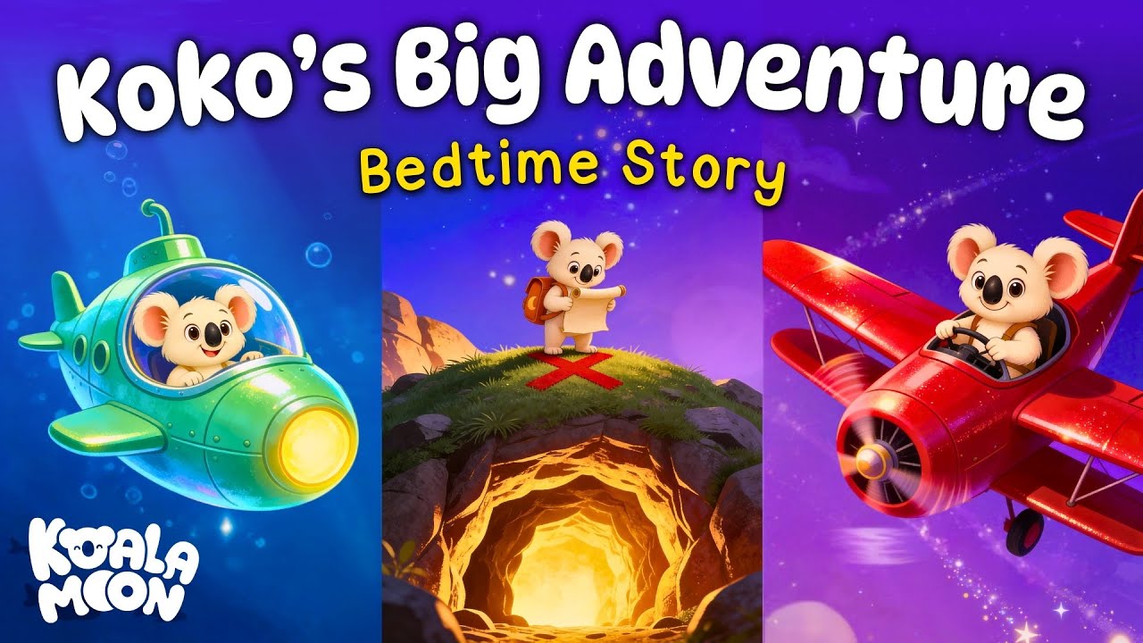 Koko's Big Adventure 🧭 🐨 Gentle Bedtime Story for Kids 😴