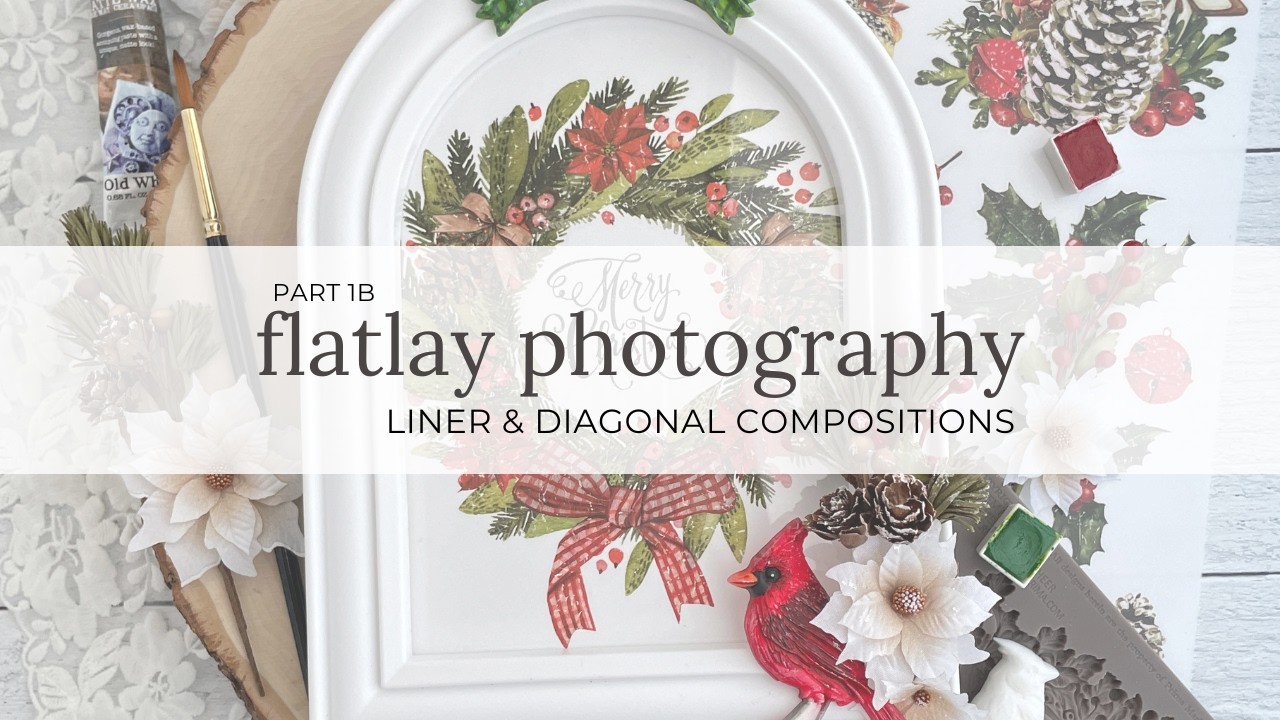 Flatlay Photography: How to Set Up for Linear and Diagonal Compositions