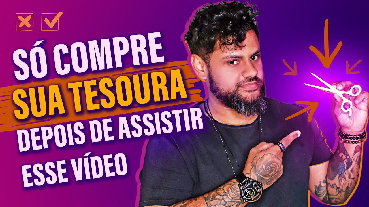 Como escolher a MELHOR TESOURA para corte de cabelo