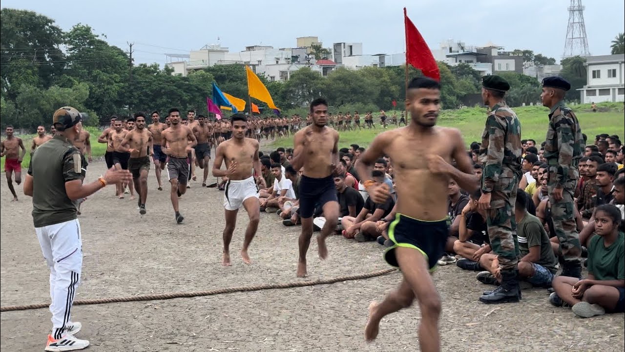Indian Army GD 1600 Meter Running | INDORE PHYSICAL ACADEMY | 9770678245