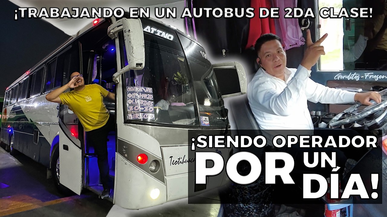 ¡Esto GANA un conductor MANEJANDO un autobus de 2da Clase! | ¿Comisión o sueldo? |Russoh Busman