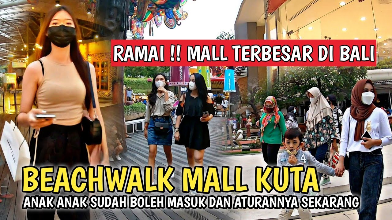 SITUASI MALL TERBESAR DI BALI !  BEACHWALK KUTA BALI