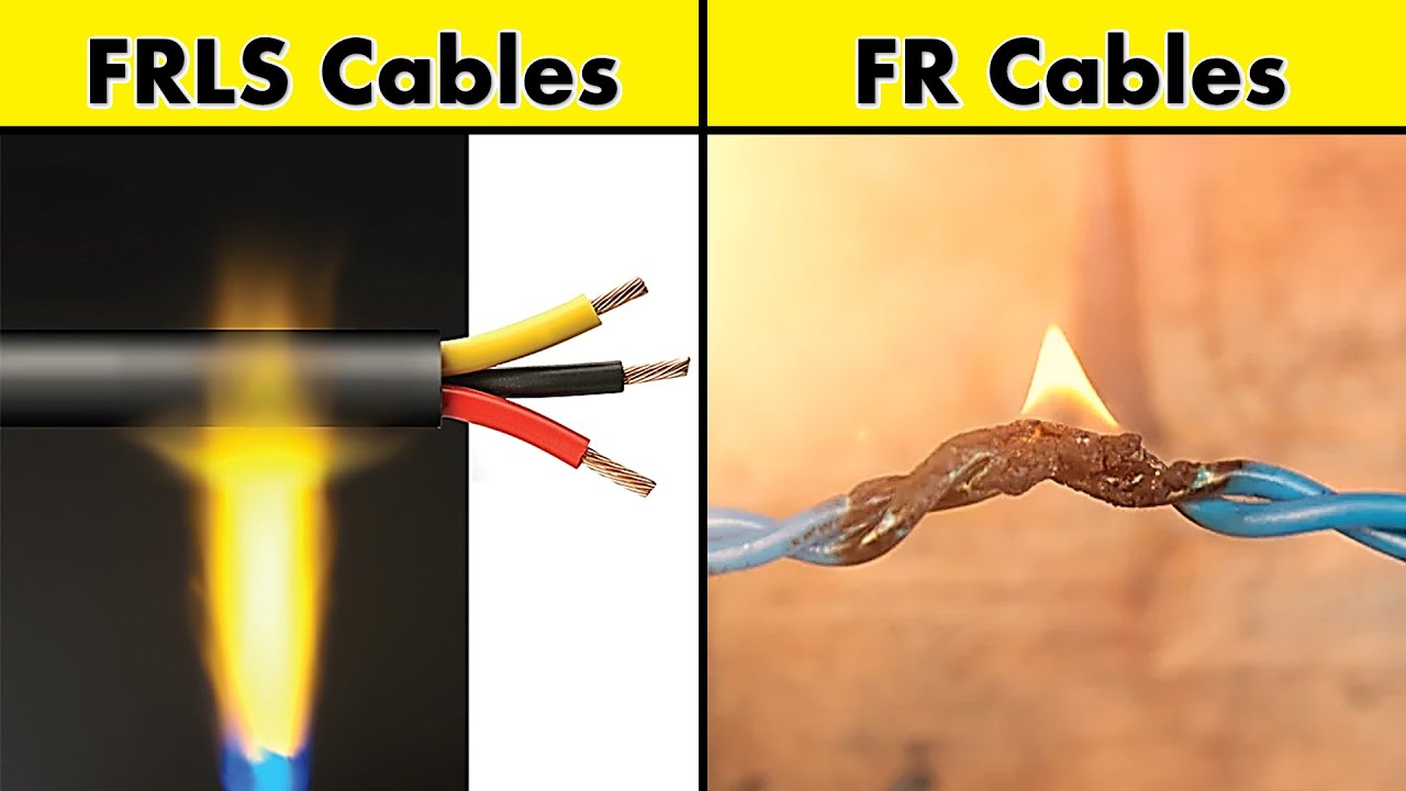 Normal Cable vs FR Cable vs FRLS Cable | konsa electric wire use kare