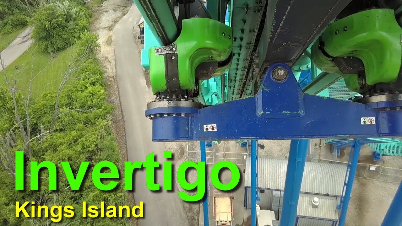 Invertigo Roller Coaster Front Seat On Ride HD POV Kings Island 2018