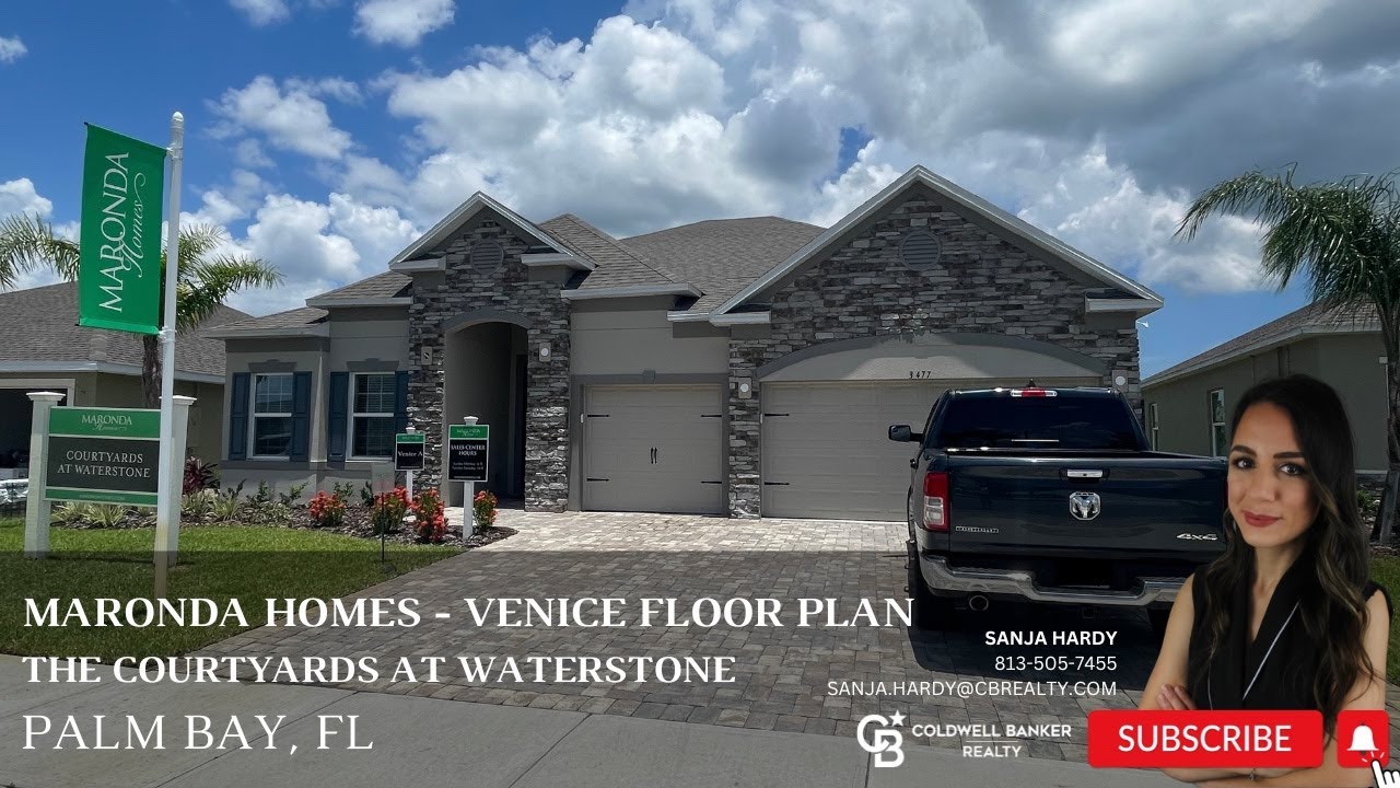 Maronda Homes — Venice Floor Plan Model Tour — Courtyards at Waterstone