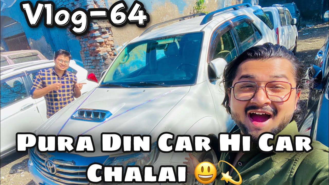 Aaj Pura Din Chalai Fortuner car 🚗 || aliaalimvlogs #trending #toyota #car
