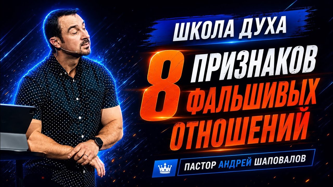 ШКОЛА ДУХА «8 признаков фальшивых отношений» Пастор Андрей Шаповалов