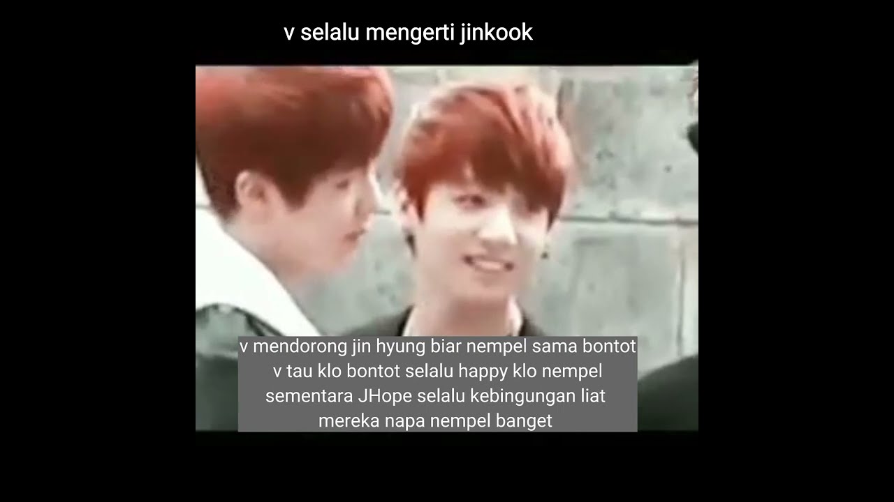 taehyung really understands jinkook