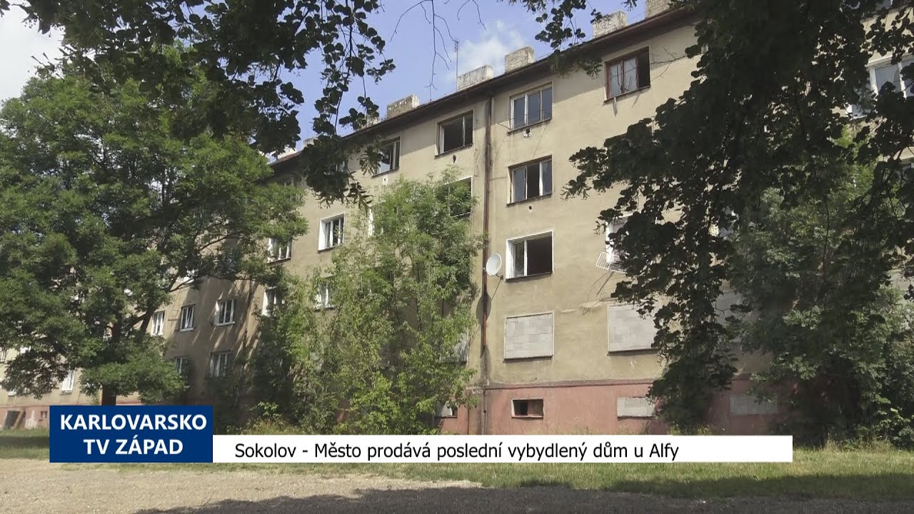 Sokolov: Město prodává poslední vybydlený dům u Alfy (TV Západ)