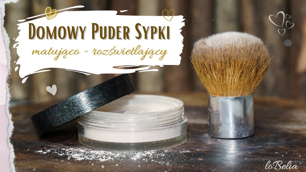 Domowy PUDER SYPKI z mąki ararutowej i glinek. Nie kupisz nigdy więcej pudru ze sklepu!