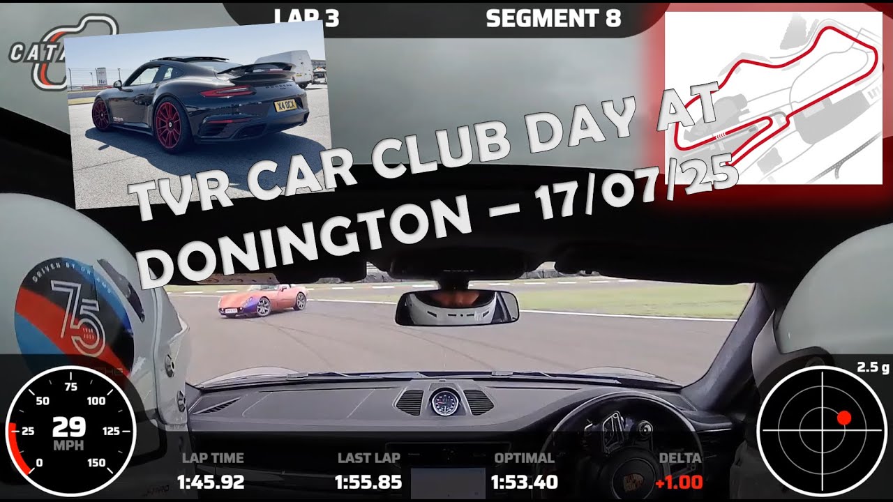 911 Turbo at Donington Park - 17/07/2025 with TVR CAR CLUB