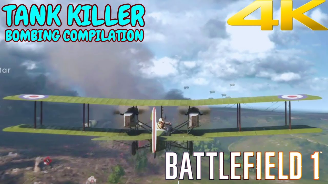 (PS5) Battlefield 1 - Bomber Plane TANK DESTROYER (4K/60fps UHDR)