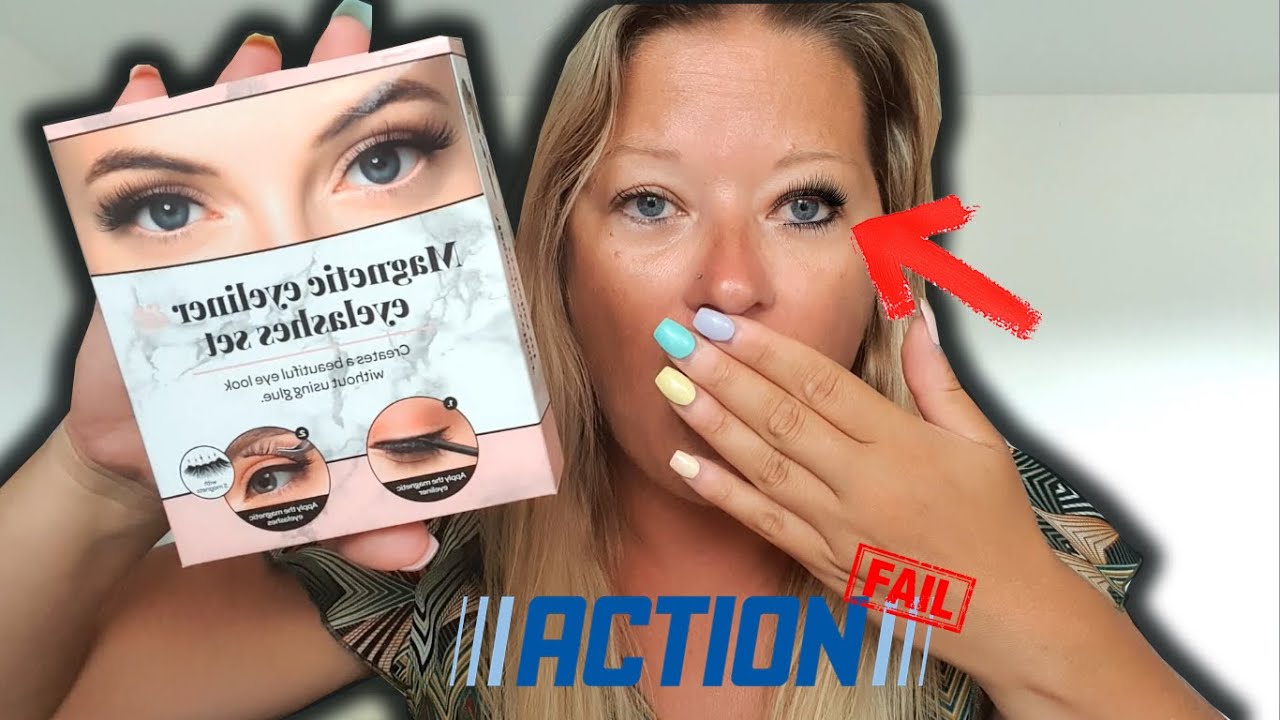 JE TESTE LES FAUX CILS EYELINER MAGNETIQUES D'ACTION