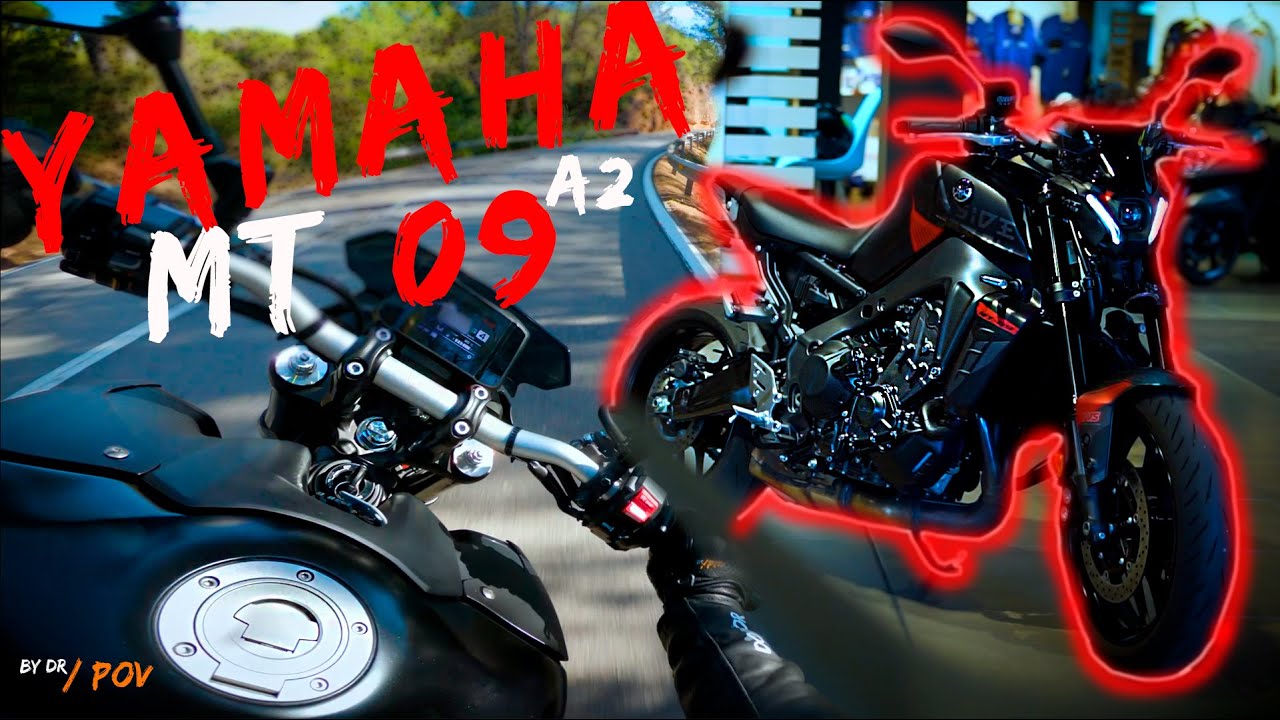YAMAHA MT09 A2 REVIEW ESPA&Ntilde;OL &iexcl;LA MEJOR MOTO para el A2! / DRPOV