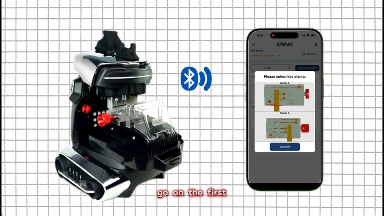 How to Cut a Key by a Picture via 2M2 Tank 2 Pro Key Cutting Machine- OBDII365