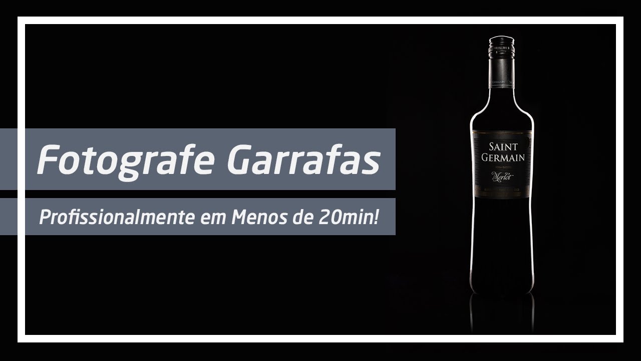 Fotografia Profissional de Garrafas em Menos de 20 Minutos!