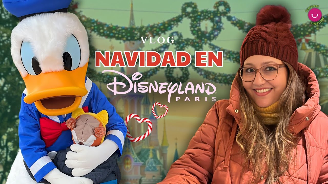 ¡Carles conoce a Pato DONALD! 😍 Vlog familiar En Disneyland Paris por Navidad